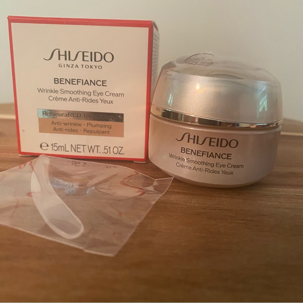 Shiseido Benefiance Wrinkle Smoothing Eye Cream 15ml/0.51oz Full Size NEW SEALED